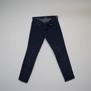 Ann Taylor loft dark blue skinny jeans